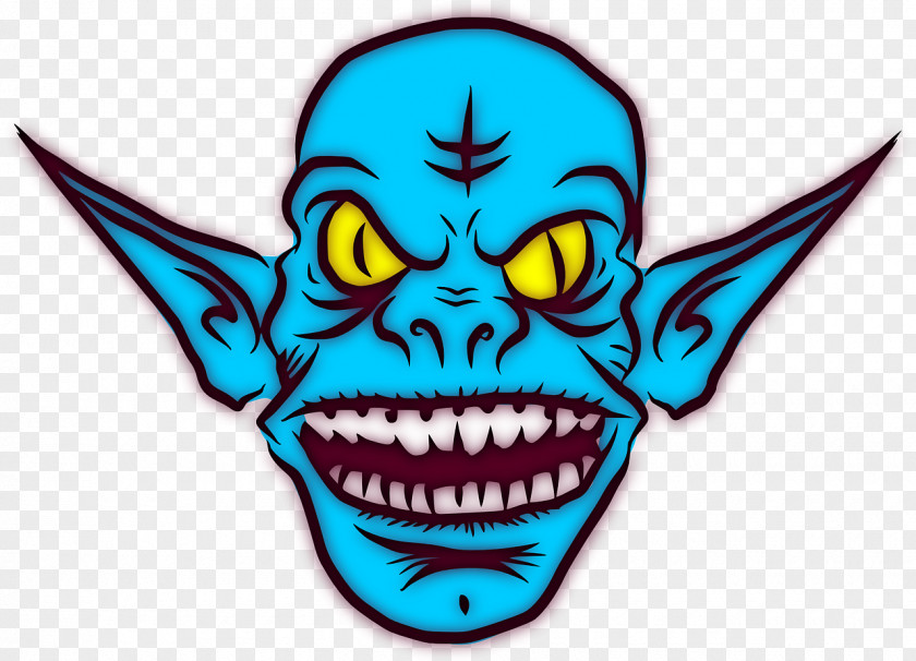 Head Goblin Monster Troll Clip Art PNG