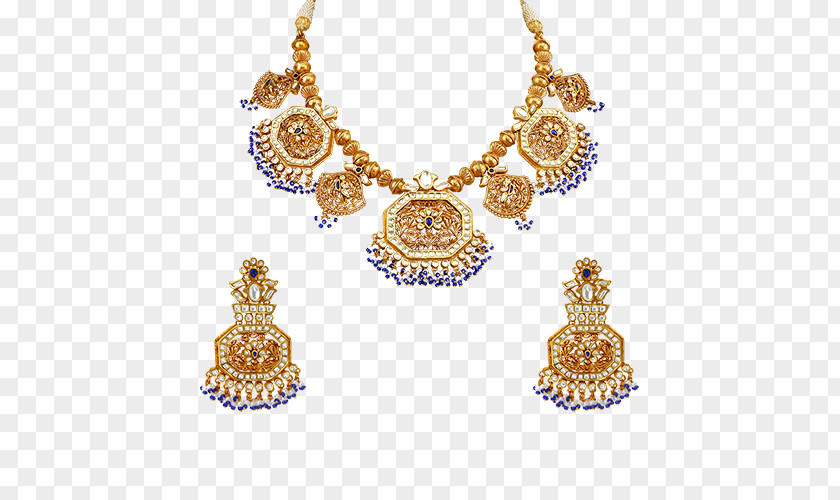 Necklace Earring Gold Tanishq Jewellery PNG