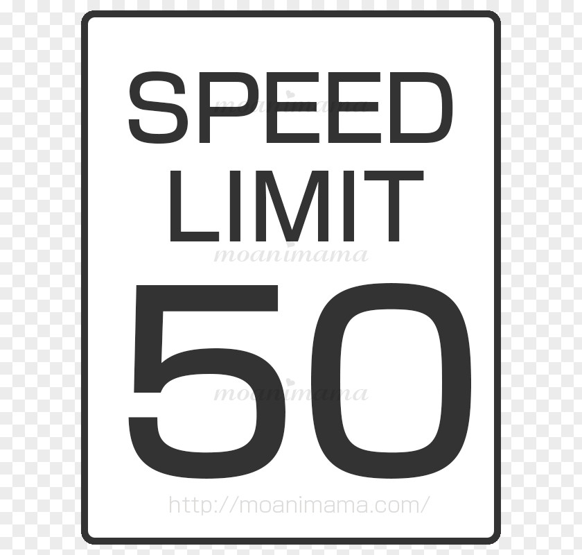 Driving Advisory Speed Limit Traffic Sign Miles Per Hour PNG