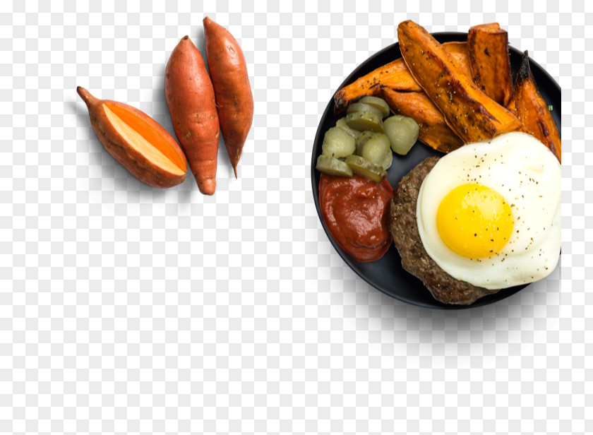 Egg Full Breakfast Potato Wedges Food Hamburger PNG