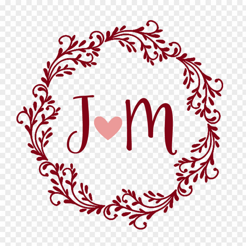 Noivos Marriage Monogram Convite Wedding PNG