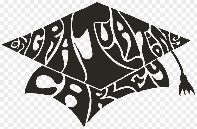 Nowroz Square Academic Cap Art Black And White PNG
