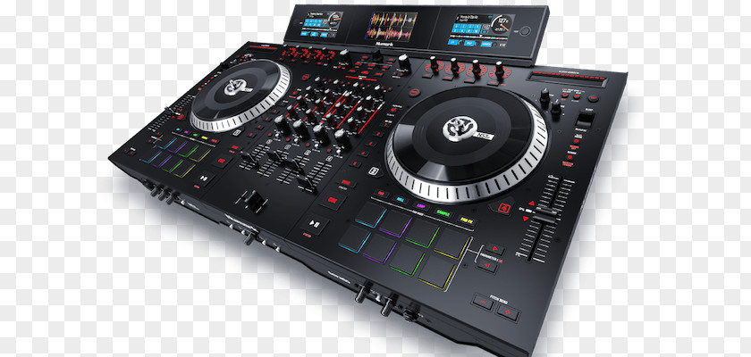 DJ Controller Numark Industries Disc Jockey NS7III Audio Mixers PNG