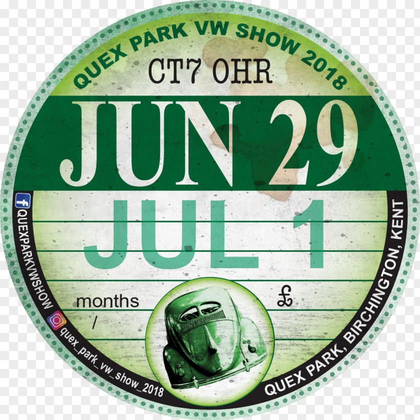 July Event Quex Park Volkswagen Green Font Product PNG