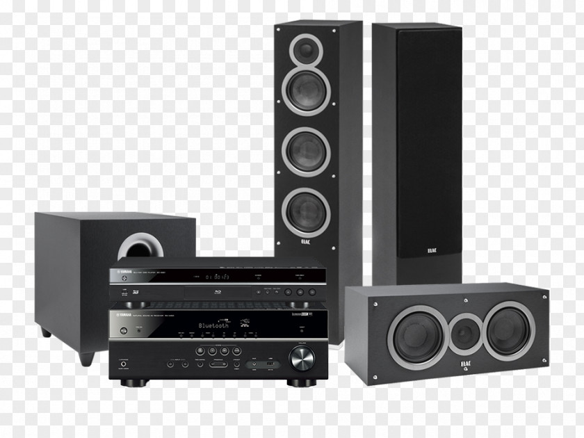 Sound Home Theater Systems Yamaha RX-V483 AV Receiver Loudspeaker PNG