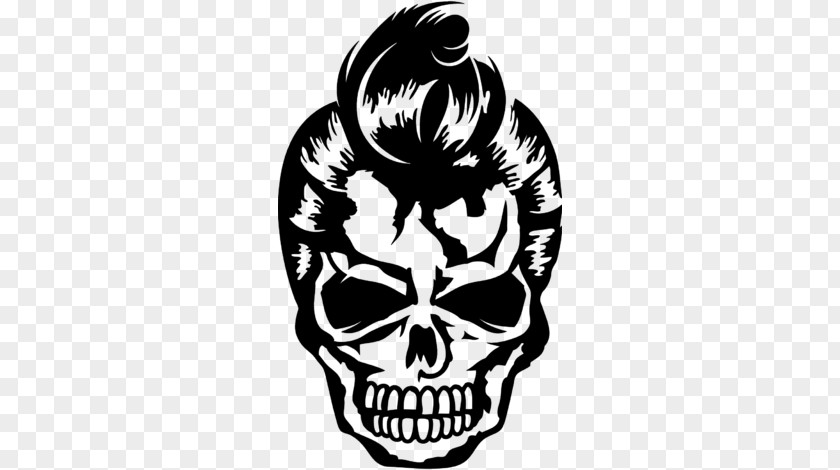 1950s Greaser Hairstyle Rockabilly Clip Art PNG