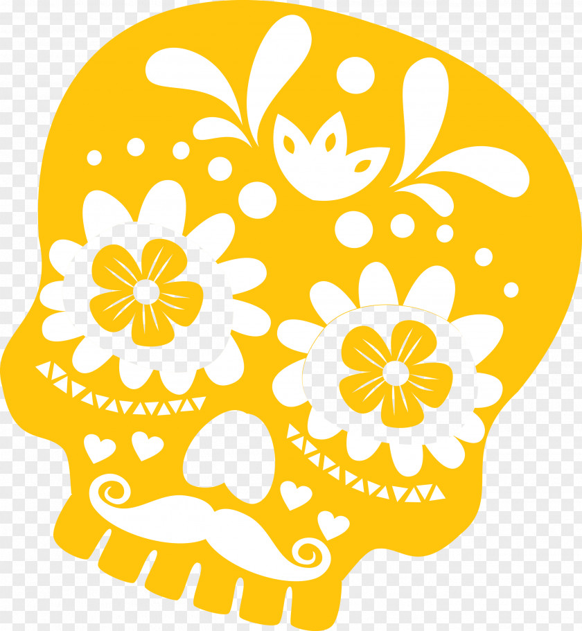 Calavera La Catrina Sugar Skull PNG