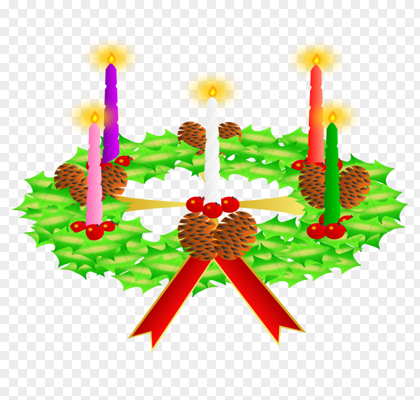 Church Candles Advent Wreath Sunday Christmas Clip Art PNG