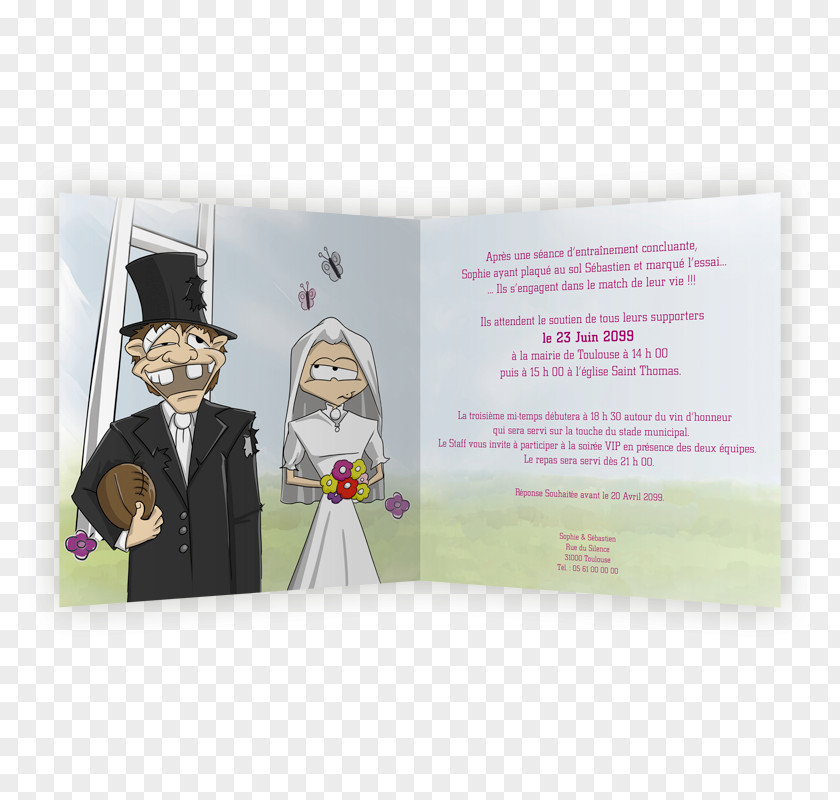 Faire In Memoriam Card Marriage Humour Convite PNG