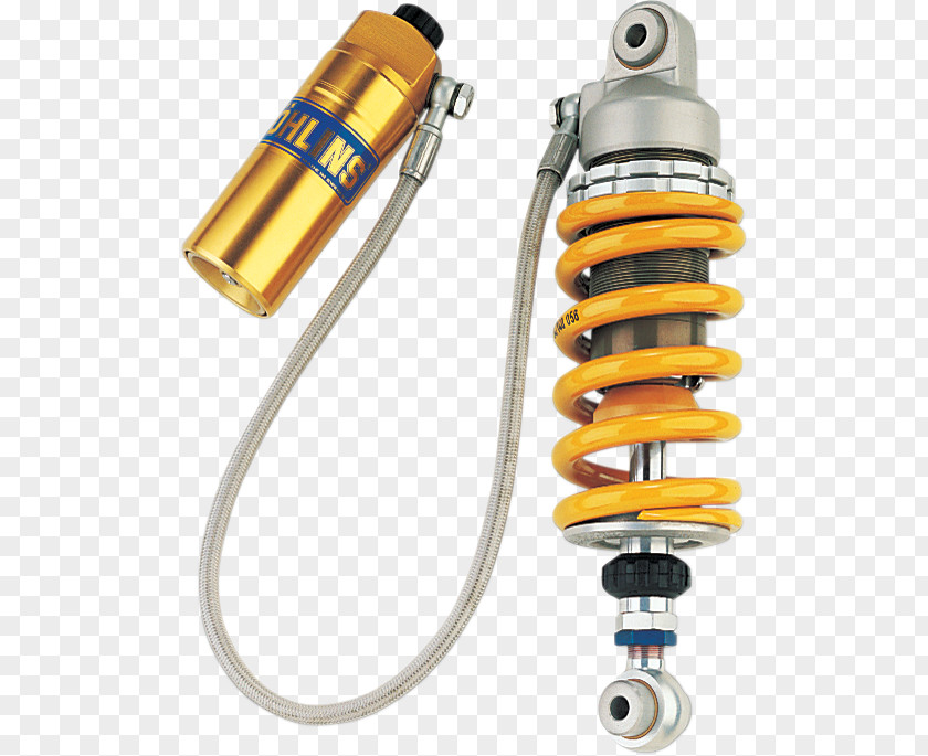 Motorcycle Öhlins Shock Absorber Suspension Steering Damper PNG