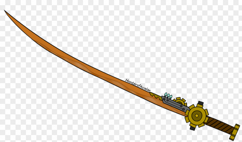 Steampunk Sword Katana Science Fiction Weapon PNG