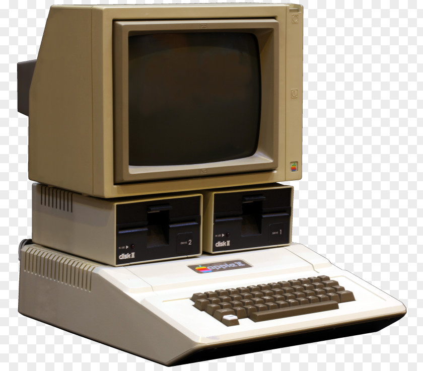 Vintage Computer Apple II Series Lisa PNG