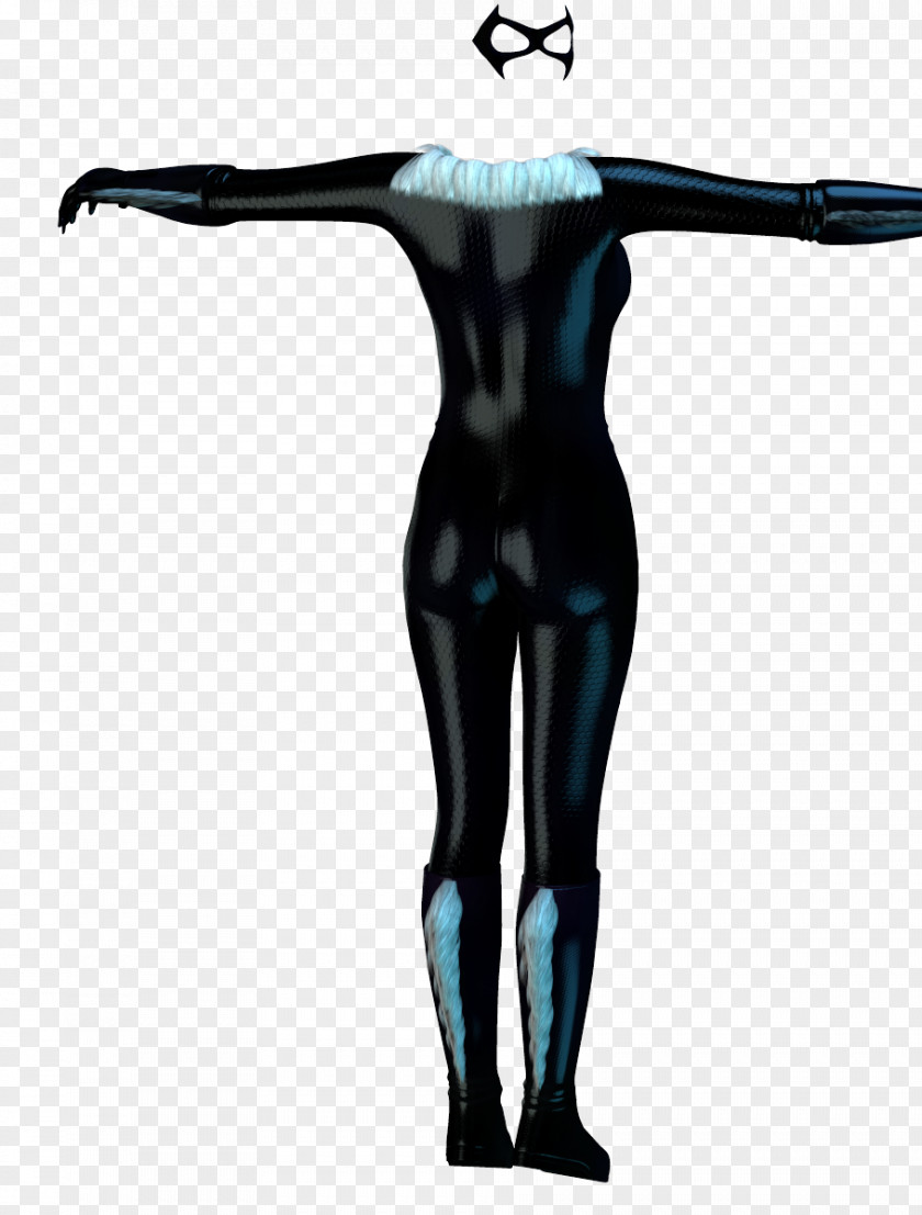 Black Cat Costume Wetsuit PNG