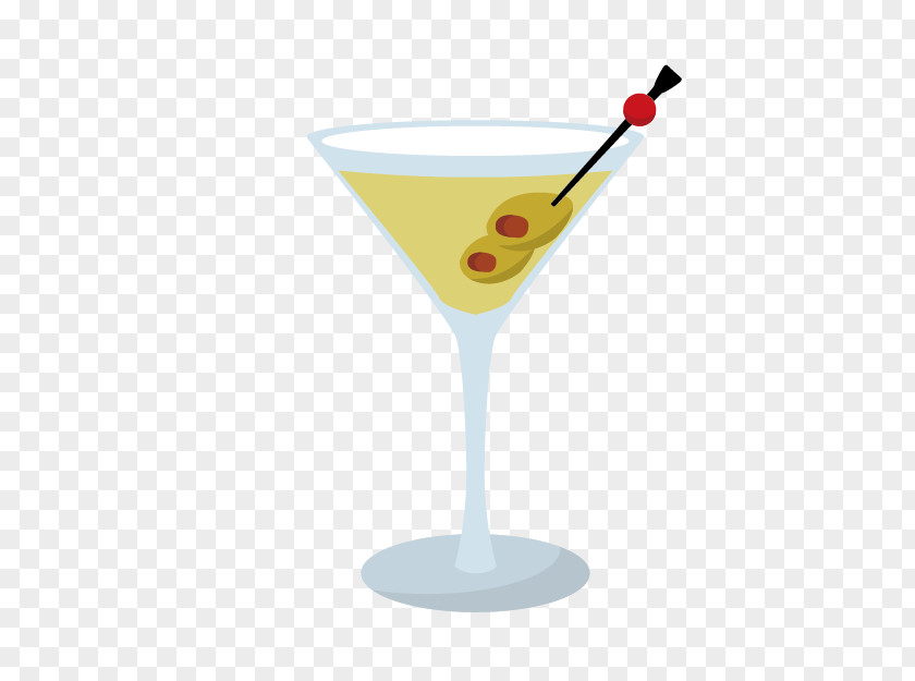 Cartoon Olive Cocktail Garnish Martini Mojito Beer PNG