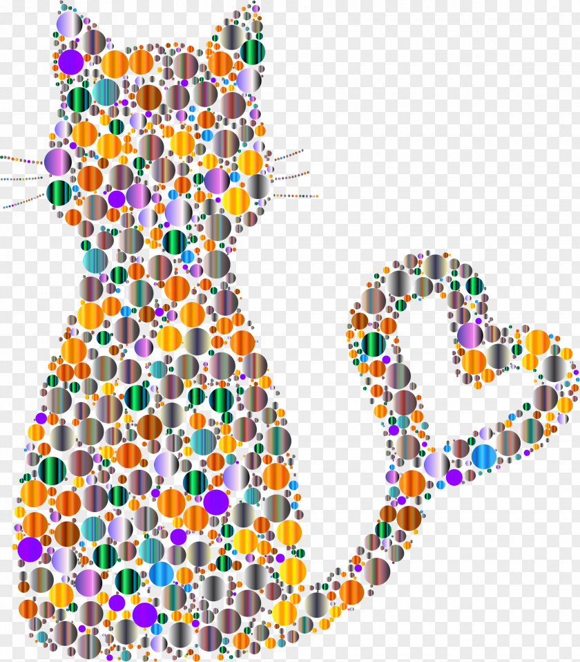 Colored Confetti Cat Felidae Clip Art PNG