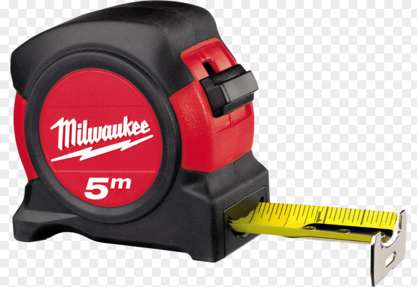 Milwaukee Drill Tape Measures Measurement 48-22-5705 5m Measure Premium Magnetic Electric Tool Corporation PNG