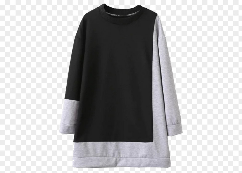 Cheap Sweater Dresses Sleeve T-shirt Hoodie Dress Collar PNG