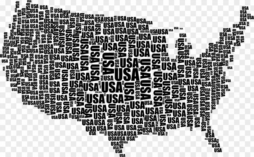 Word Illinois Florida U.S. State Map Clip Art PNG