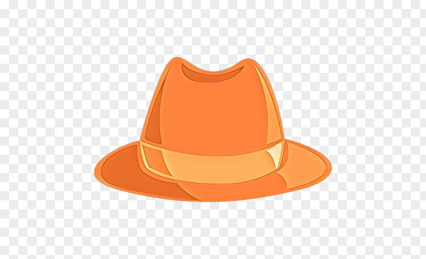 Beige Sun Hat Orange PNG