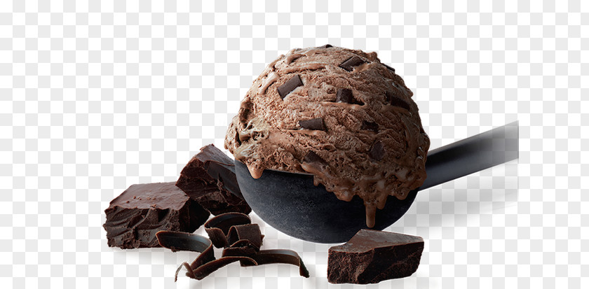 Chocolate Ice Cream Gelato Brownie PNG