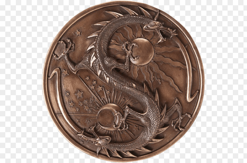 Dragon Bronze Sculpture Copper Statue PNG