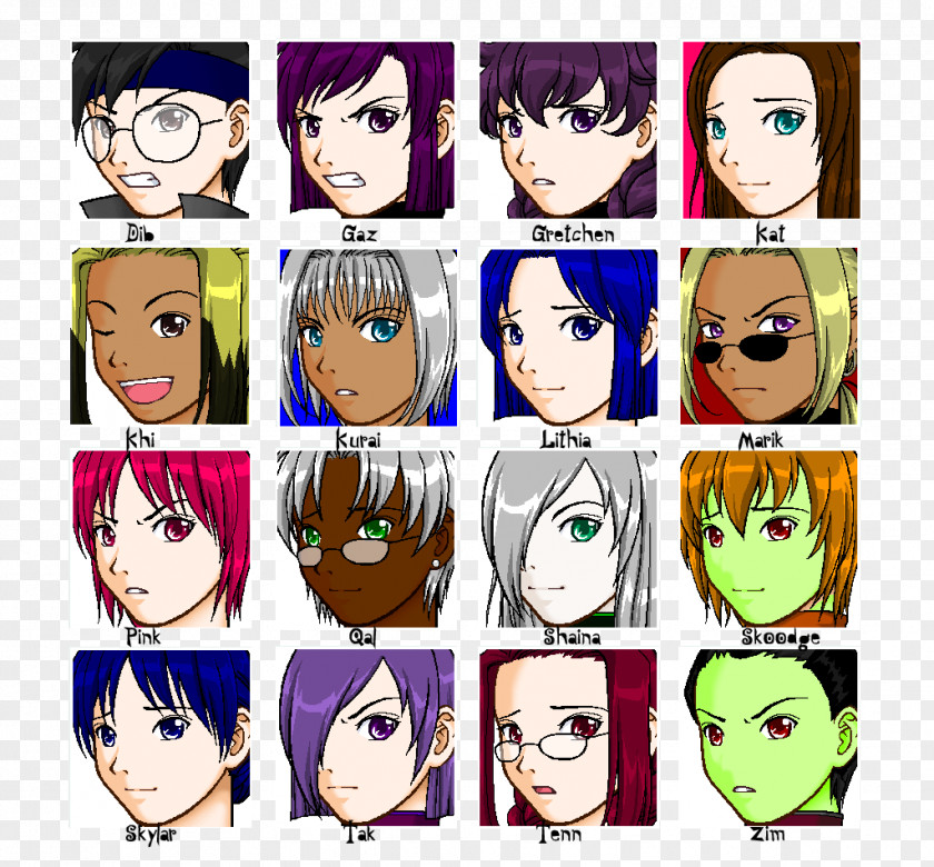 Glasses Comics Human Hair Color Coloring PNG