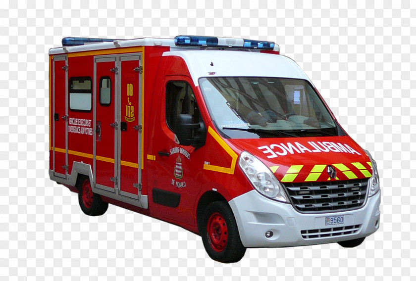 Sam Le Pompier Car Commercial Vehicle Emergency Service Ambulance PNG