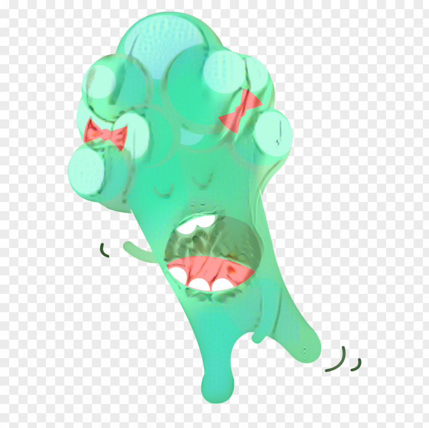 Turquoise Animal Cartoon PNG