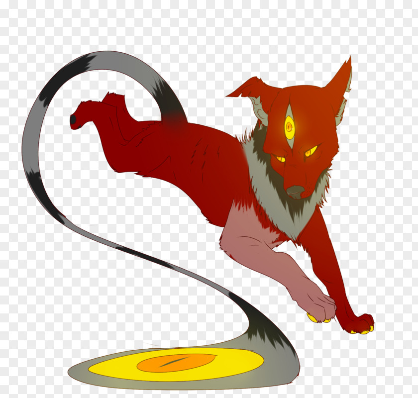 Cat Red Fox Dog Illustration Clip Art PNG