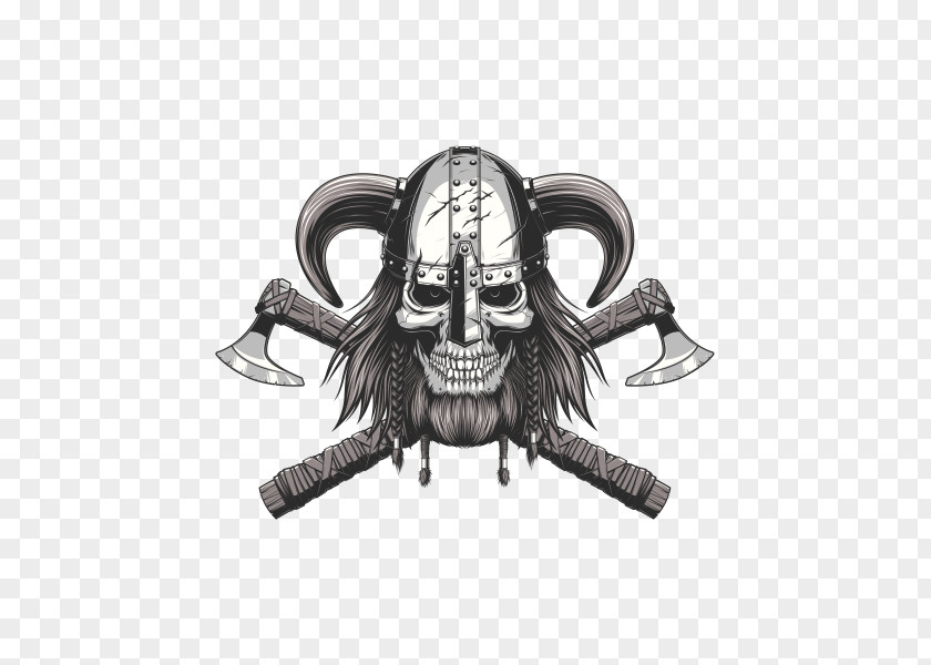 Design Royalty-free Viking Skull Drawing PNG