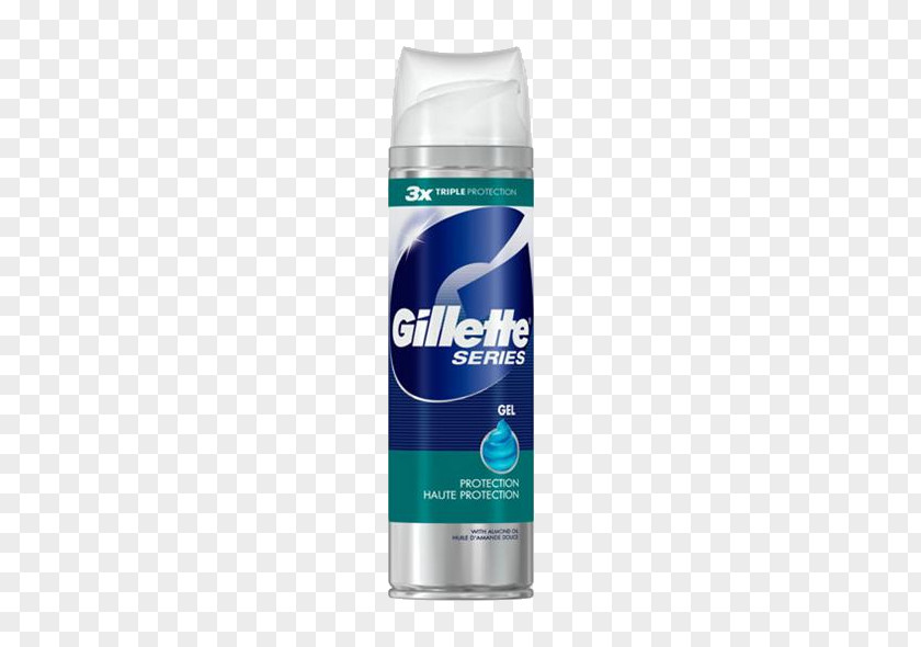Gillette Shaving Cream Mach3 Razor PNG