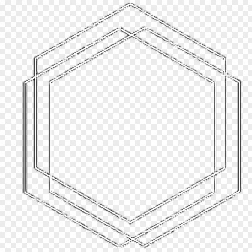 Hexagon Frame Angle Square Image Hex Map PNG