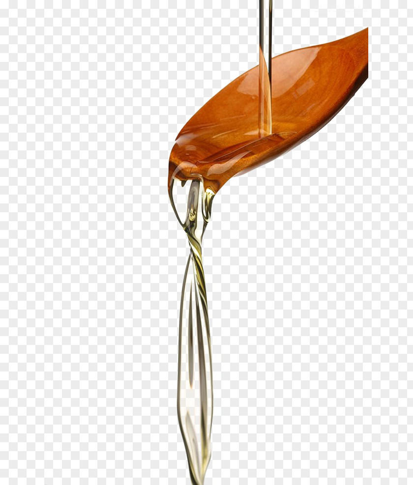 Oil On A Wooden Spoon Olive Liquid Vegetable PNG