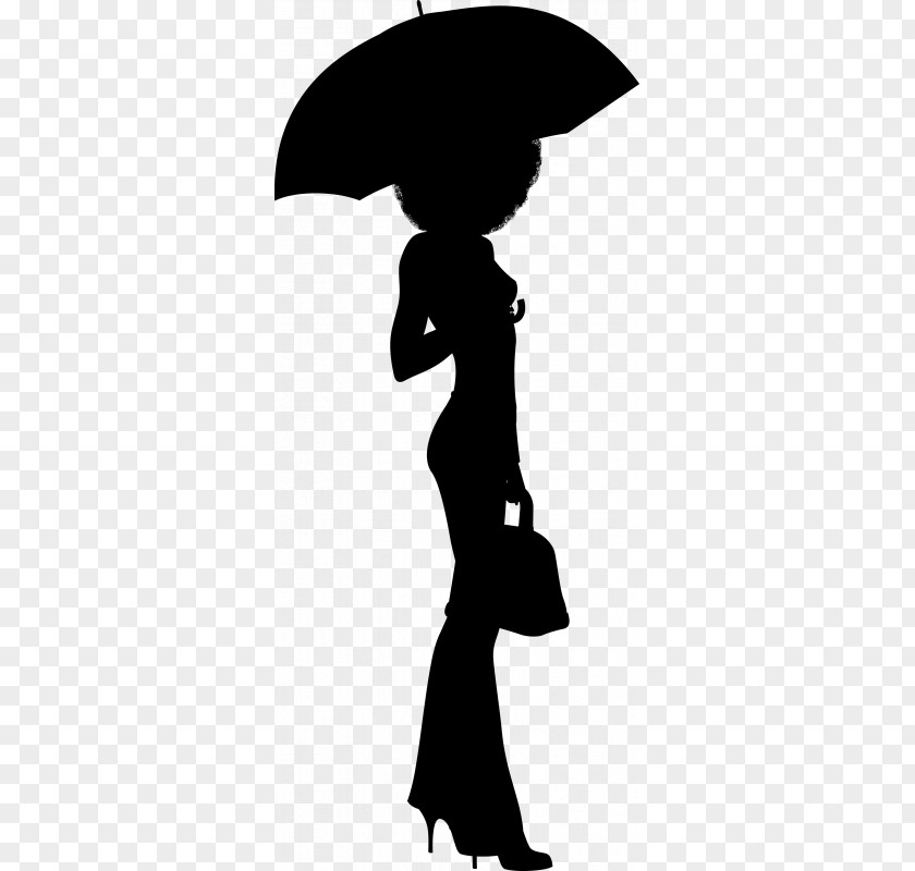 Woman Umbrella Lady Silhouette Sticker Clip Art PNG