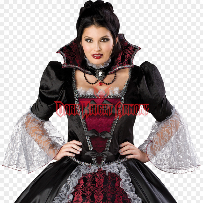 Vampire Halloween Costume Clothing Dress PNG