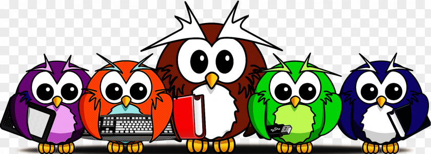Bird Owl Cartoon PNG
