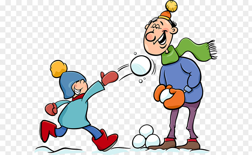 Child Snowball Clip Art PNG