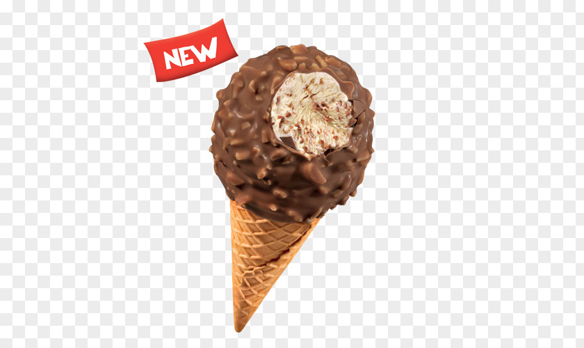 Ice Cream Chocolate Cones Balls PNG
