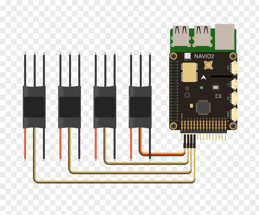 Navio Microcontroller Electronic Speed Control Wiring Diagram Raspberry Pi Electronics PNG