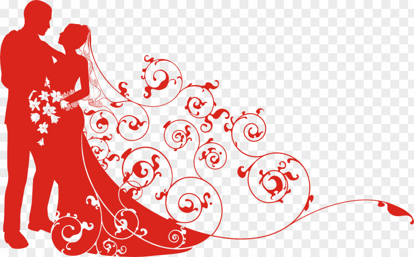 Silhouette Marriage Wedding Clip Art PNG