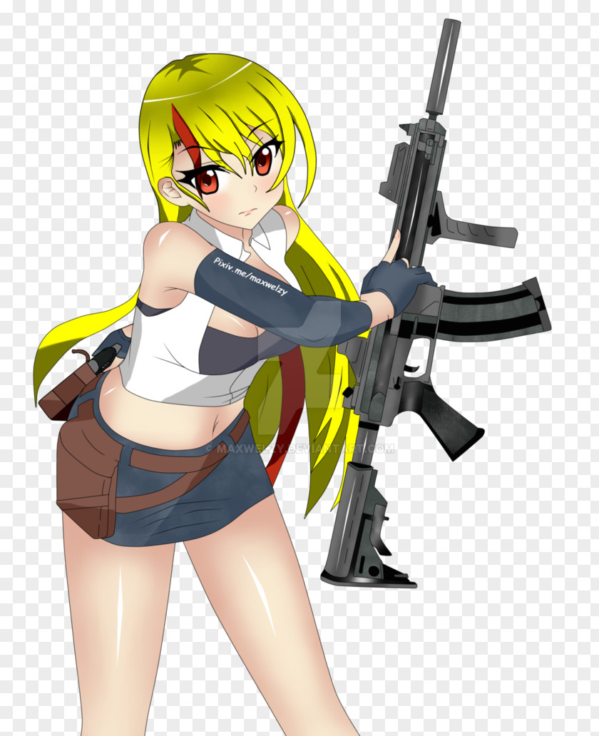 Design Gun Character PNG