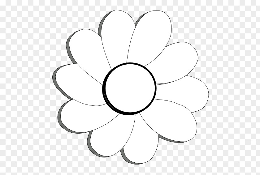Flower Black Cut Flowers And White Monochrome Photography PNG