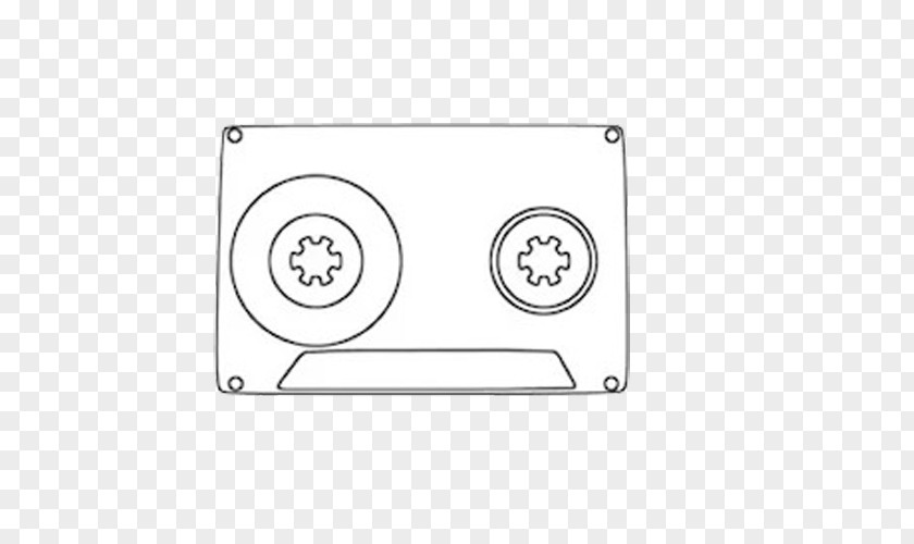 Recording Cassette Compact Illustration PNG
