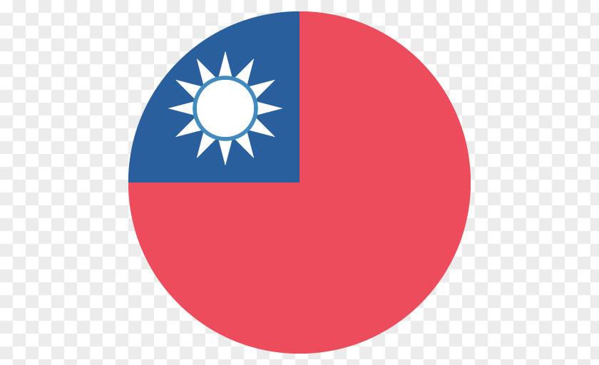 Flag Taiwan Blue Sky With A White Sun Of The Republic China Xinhai Revolution PNG