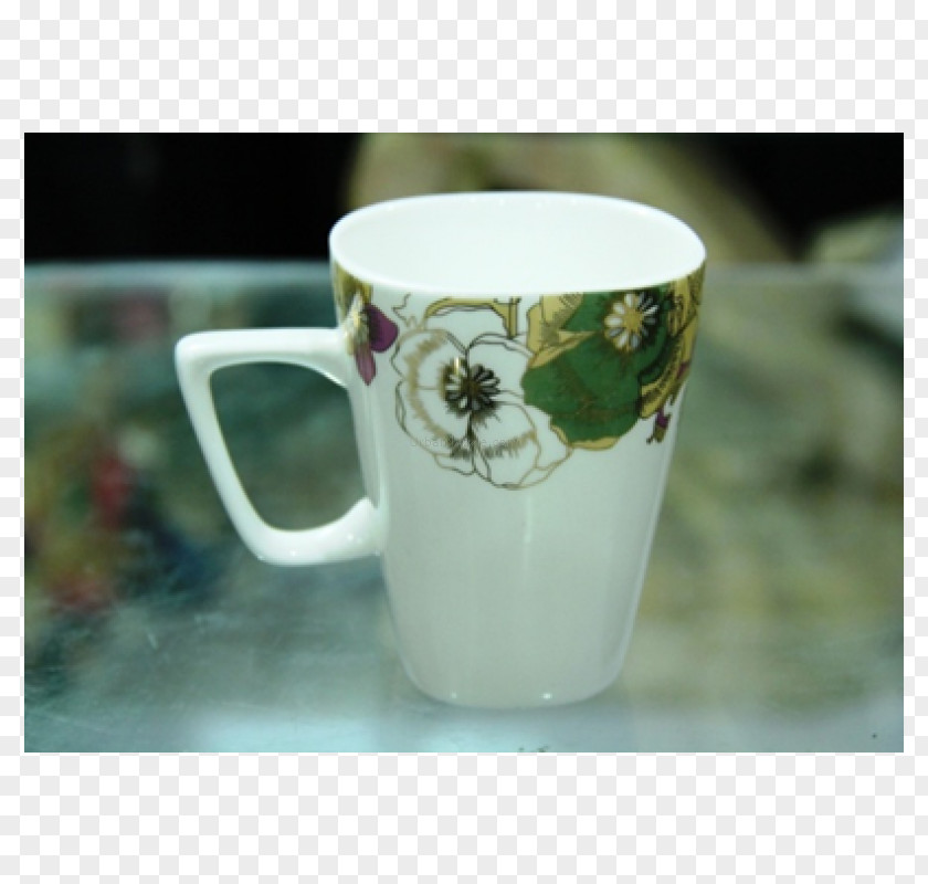 Glass Coffee Cup Saucer Porcelain Mug PNG