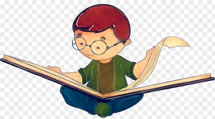 Reading Cartoon Behavior Human PNG
