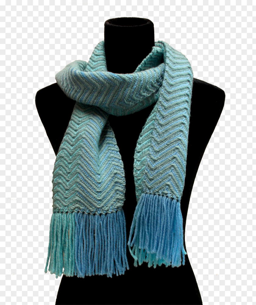 Scarf Turquoise Teal Neck Stole PNG