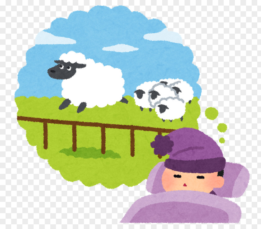Sheep Sleep Wool Person PNG