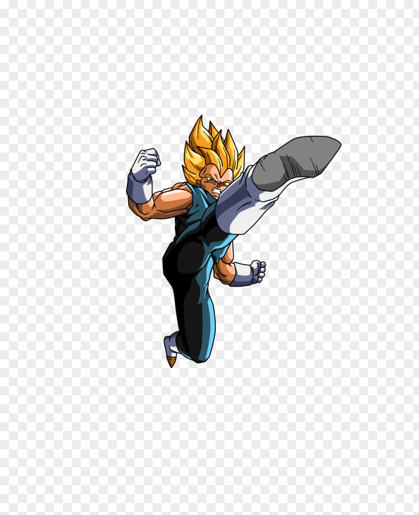 Super Saiyan Vegeta Rendering PNG