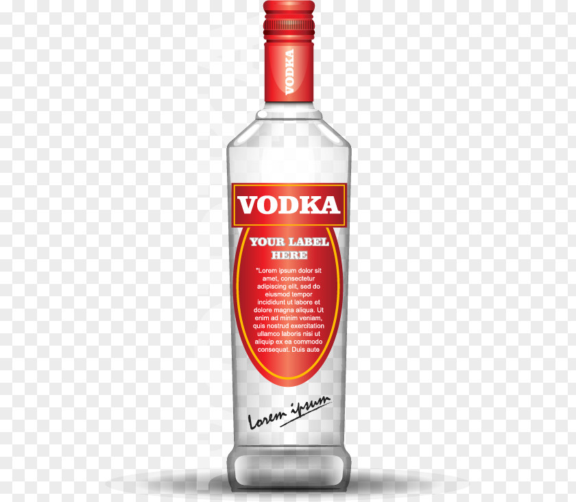 Vodka Red Bull Liqueur Distilled Beverage Bottle PNG